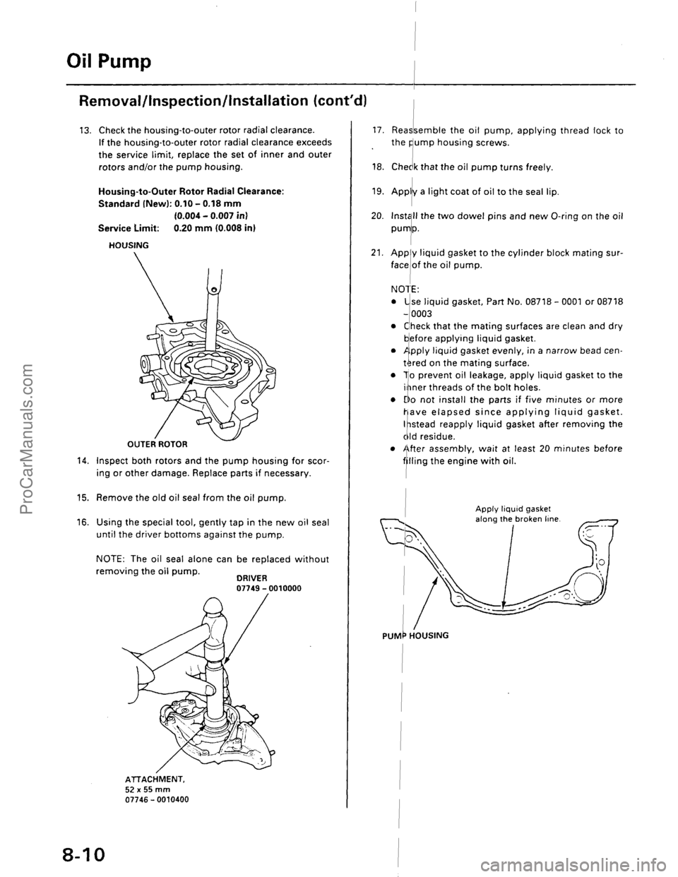 ACURA EL 1997 Service Repair Manual ProCarManuals.com ACURA EL 1997 Service Repair Manual ProCarManuals.com