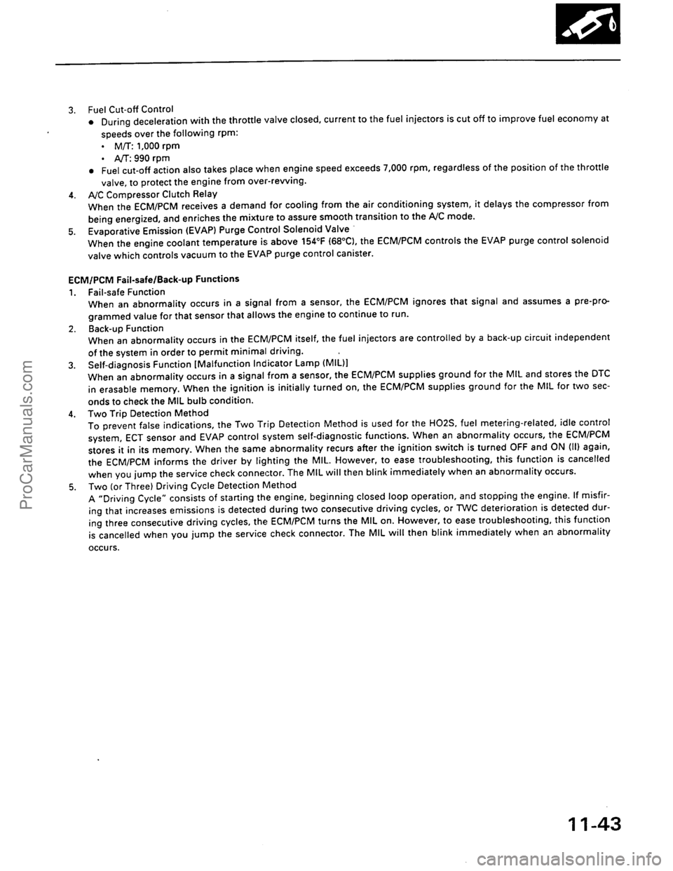 ACURA EL 1997 Service Repair Manual ProCarManuals.com ACURA EL 1997 Service Repair Manual ProCarManuals.com