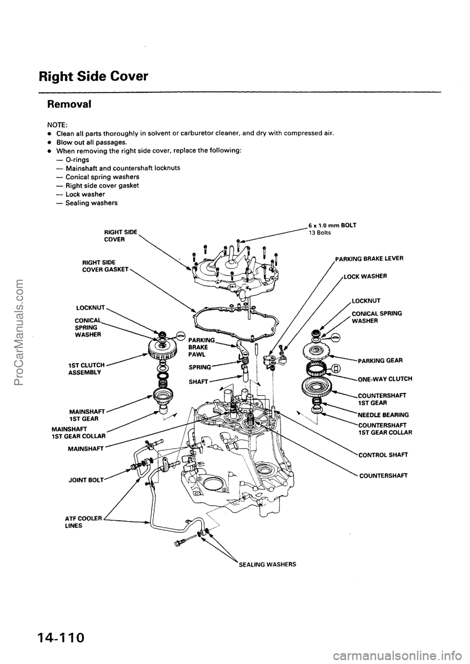 ACURA EL 1997 Service Repair Manual ProCarManuals.com ACURA EL 1997 Service Repair Manual ProCarManuals.com
