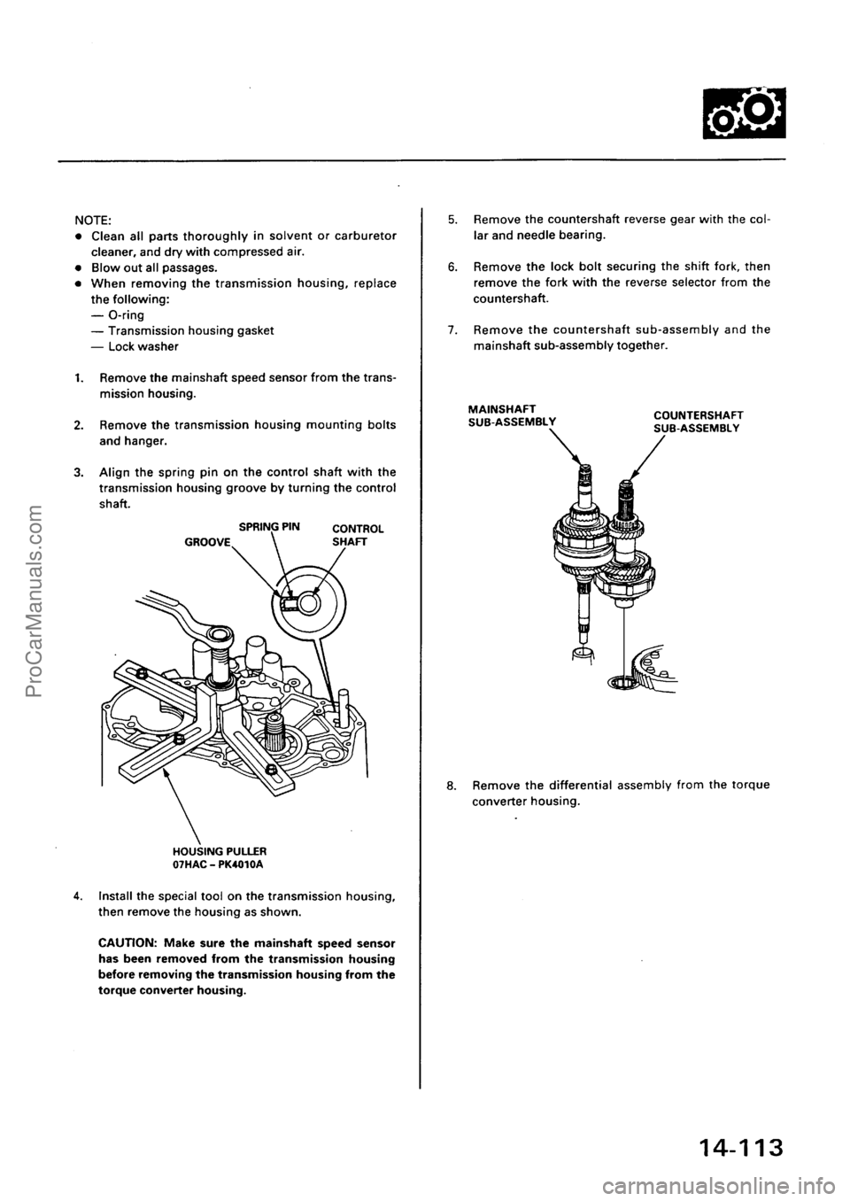 ACURA EL 1997 Service Repair Manual ProCarManuals.com ACURA EL 1997 Service Repair Manual ProCarManuals.com