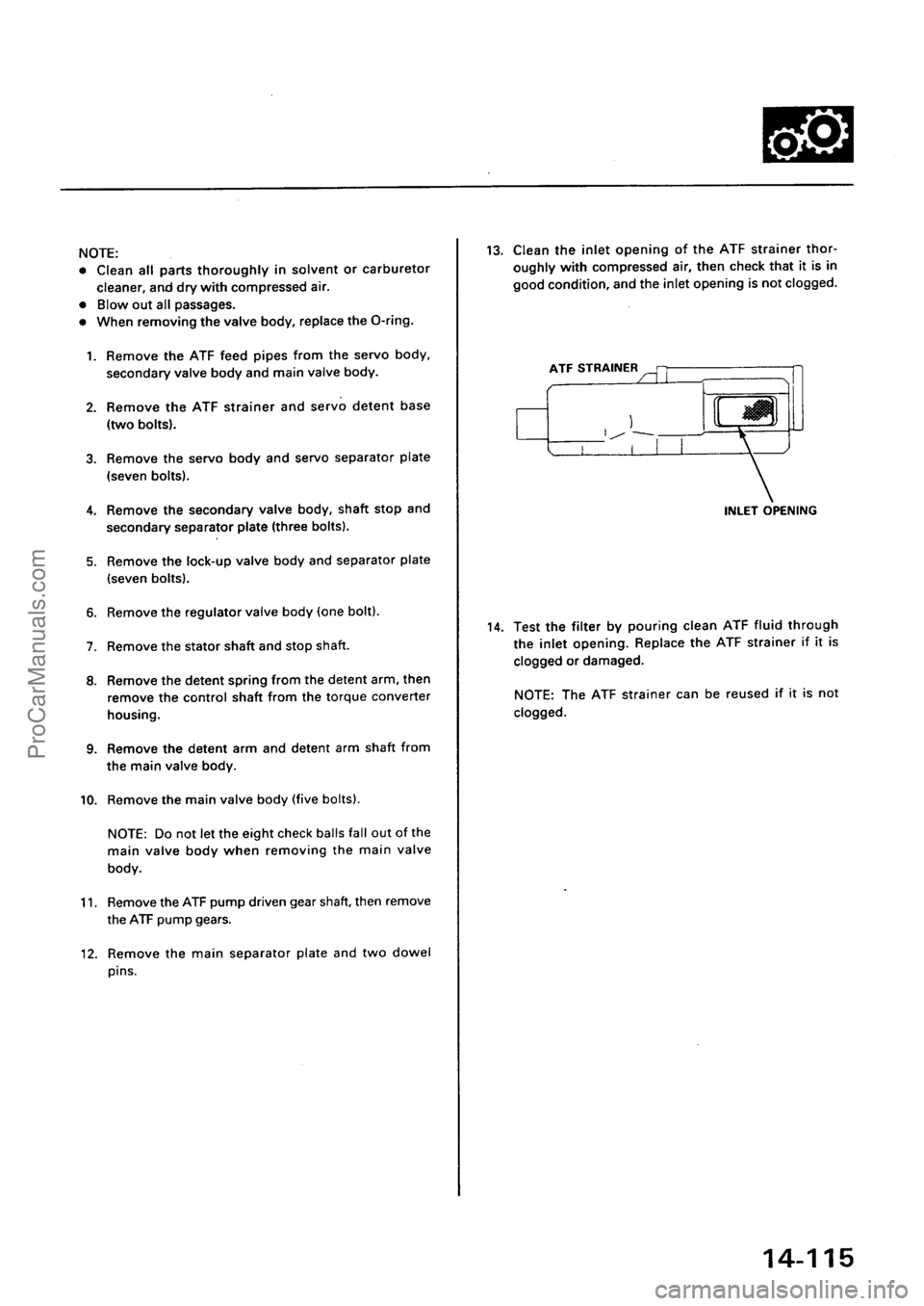 ACURA EL 1997 Service Repair Manual ProCarManuals.com ACURA EL 1997 Service Repair Manual ProCarManuals.com
