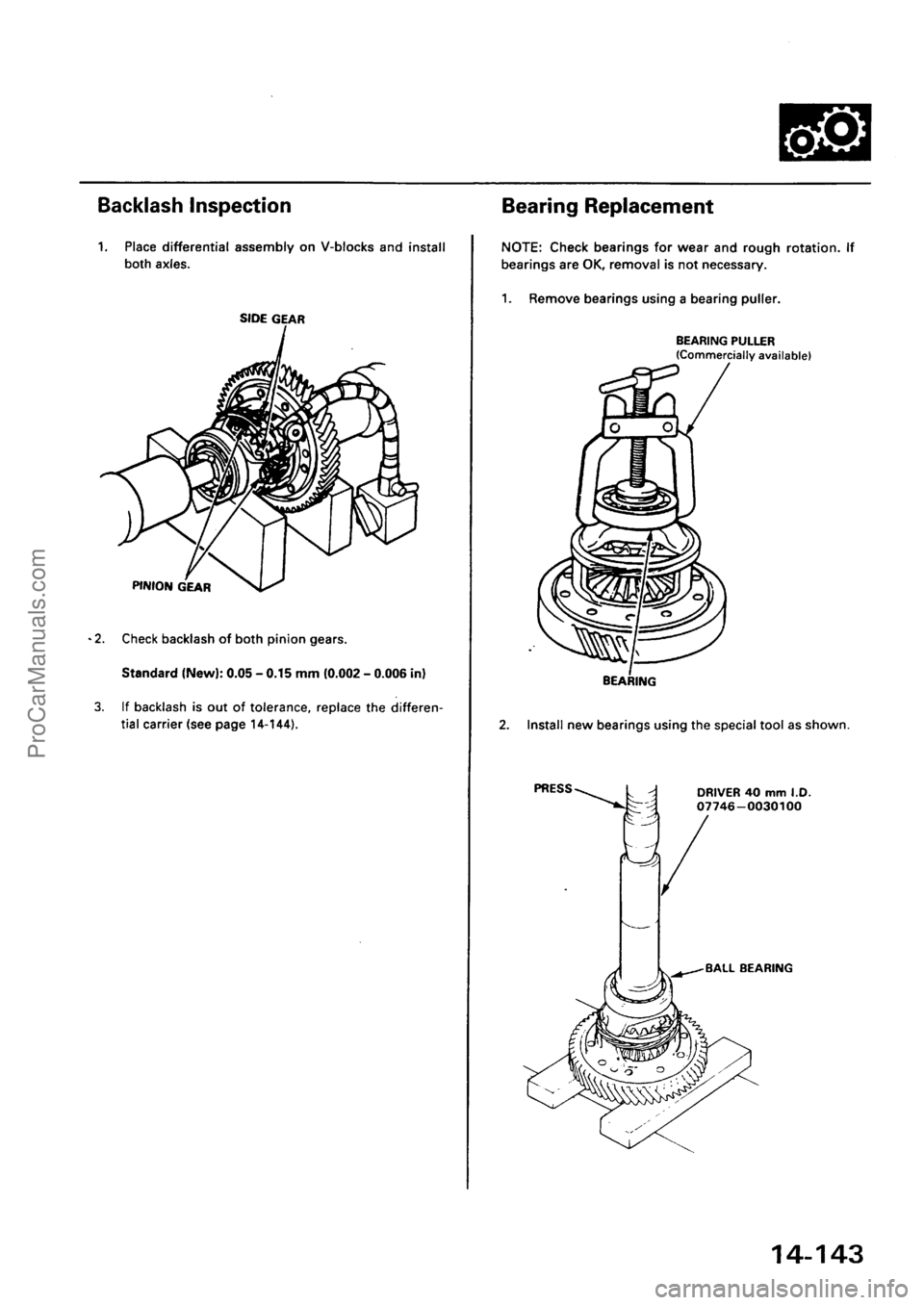 ACURA EL 1997 Service Repair Manual ProCarManuals.com ACURA EL 1997 Service Repair Manual ProCarManuals.com