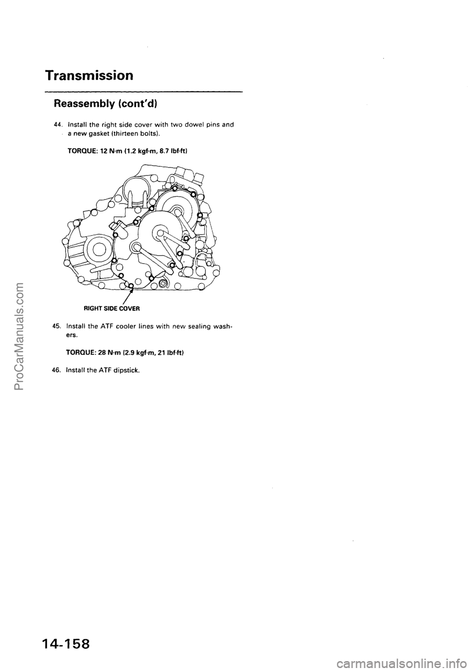 ACURA EL 1997 Service Repair Manual ProCarManuals.com ACURA EL 1997 Service Repair Manual ProCarManuals.com