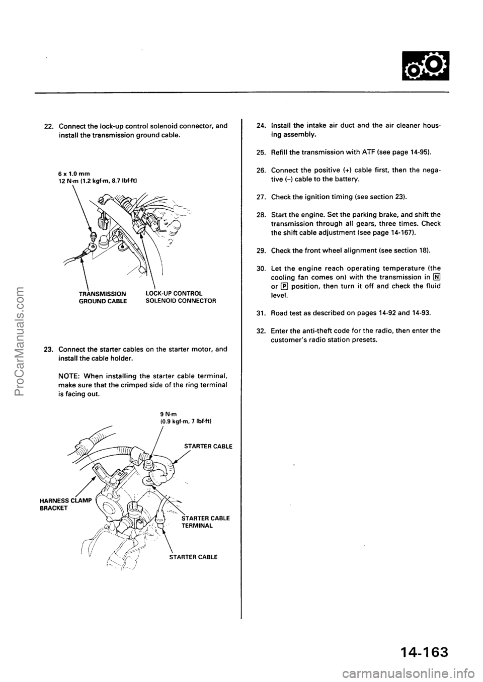 ACURA EL 1997 Service Repair Manual ProCarManuals.com ACURA EL 1997 Service Repair Manual ProCarManuals.com