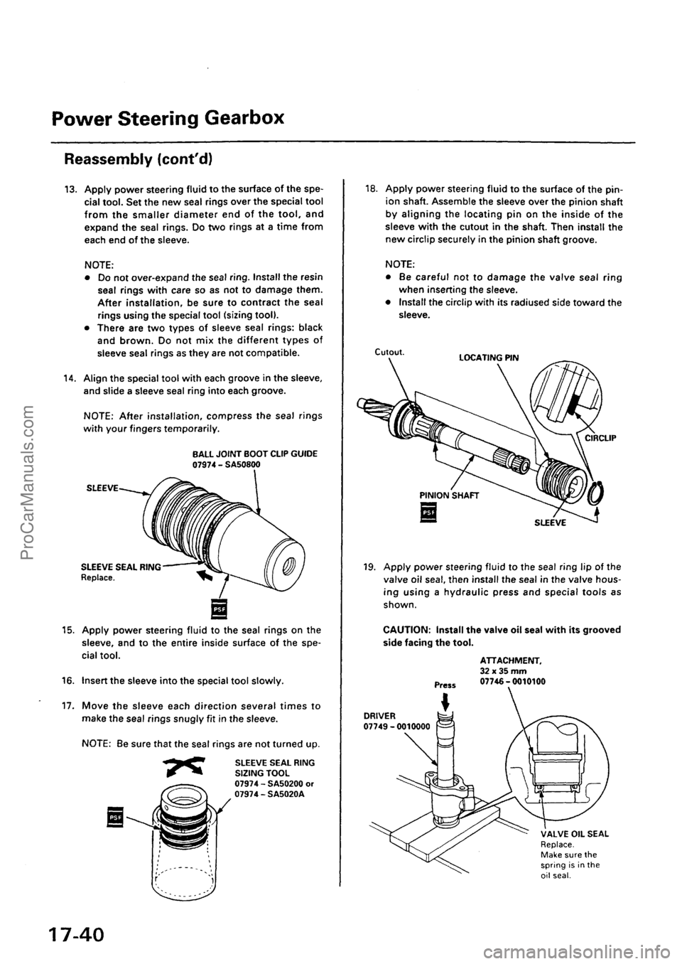 ACURA EL 1997 Service Repair Manual ProCarManuals.com ACURA EL 1997 Service Repair Manual ProCarManuals.com