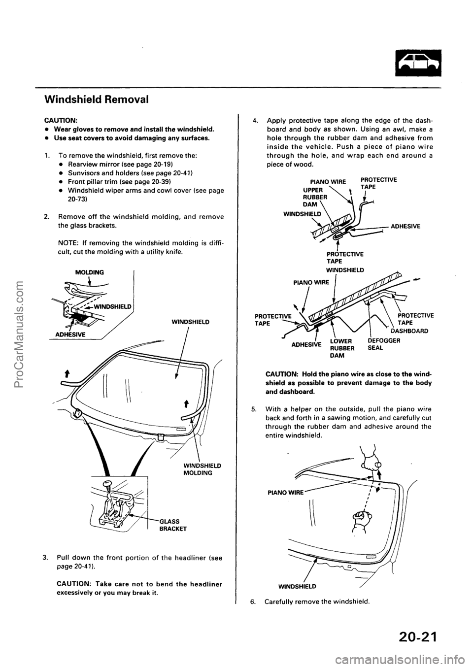 ACURA EL 1997  Service Repair Manual ProCarManuals.com 