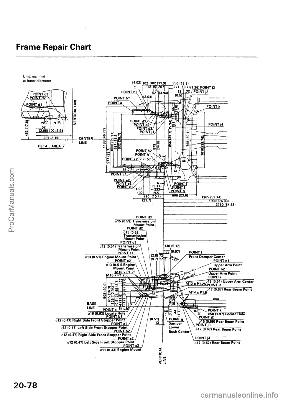 ACURA EL 1997  Service Repair Manual ProCarManuals.com 