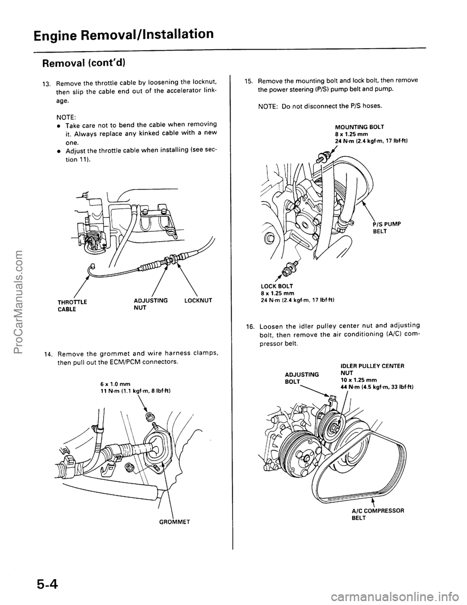 ACURA EL 1997  Service Manual PDF ProCarManuals.com 
