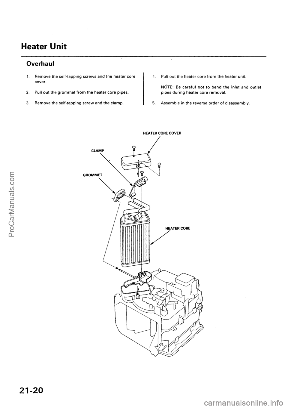 ACURA EL 1997  Service Repair Manual ProCarManuals.com 