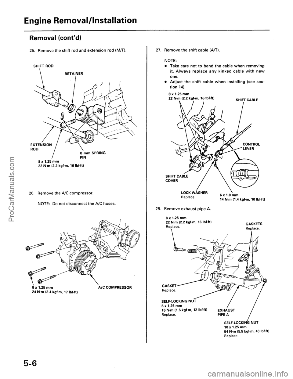 ACURA EL 1997  Service Manual Online ProCarManuals.com 