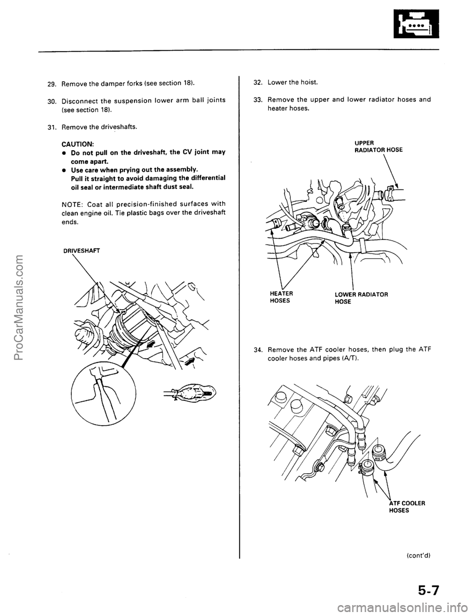 ACURA EL 1997  Service Manual Online ProCarManuals.com 