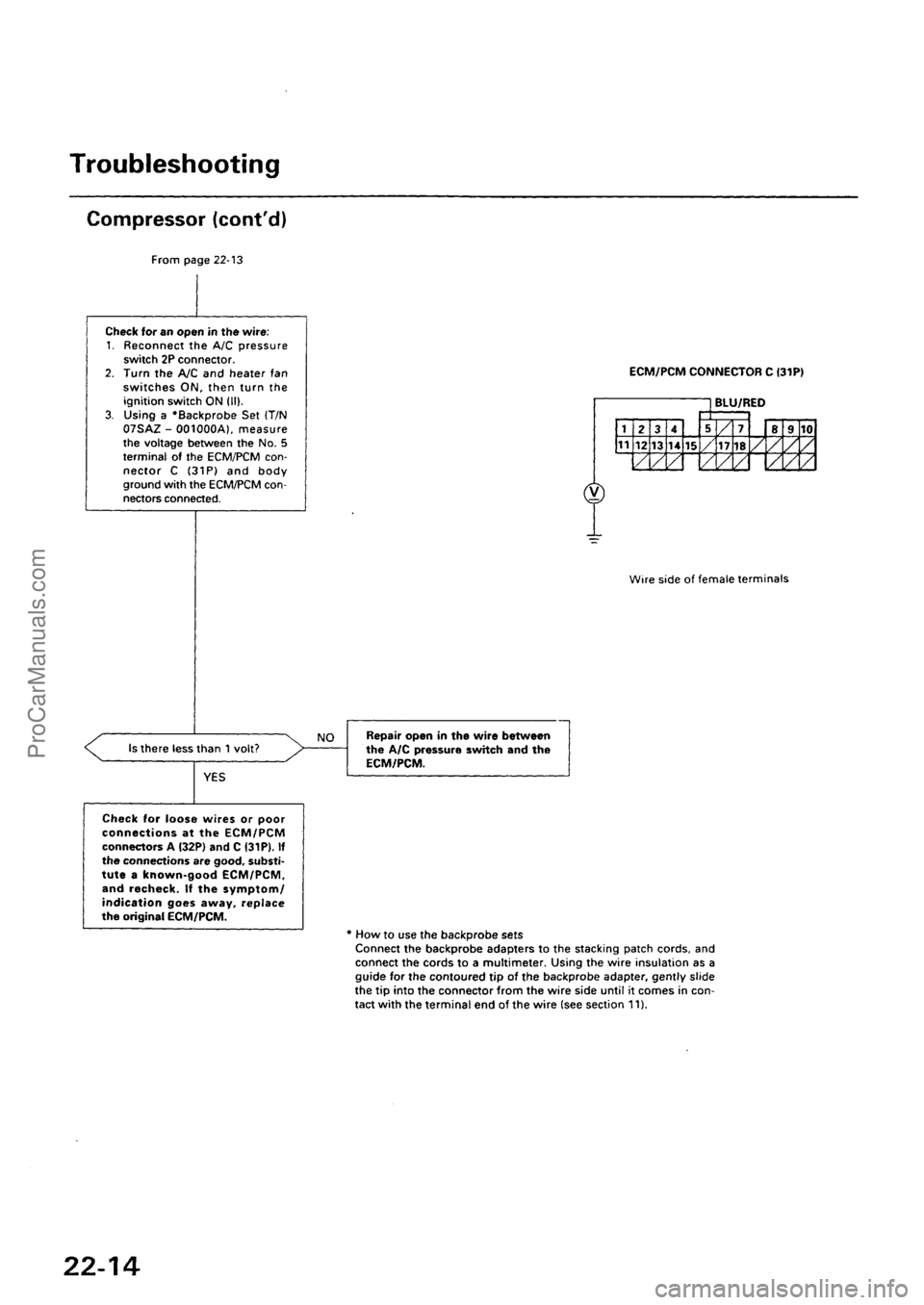 ACURA EL 1997  Service Repair Manual ProCarManuals.com 