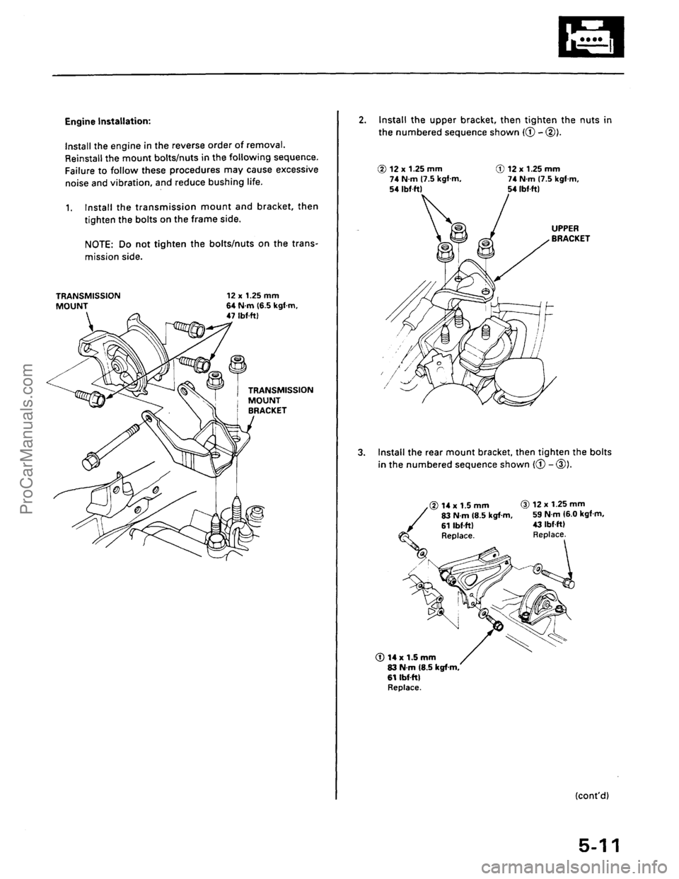 ACURA EL 1997  Service Manual Online ProCarManuals.com 