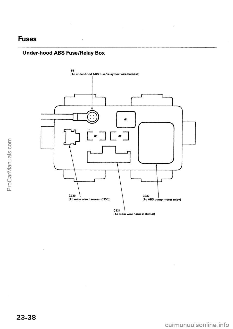 ACURA EL 1997 Service Repair Manual ProCarManuals.com ACURA EL 1997 Service Repair Manual ProCarManuals.com