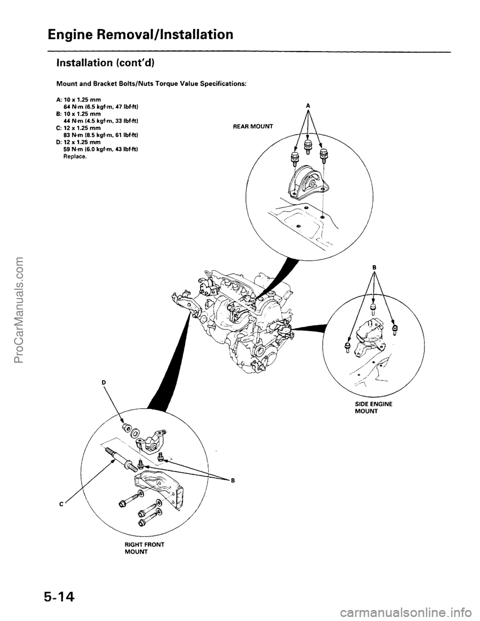 ACURA EL 1997  Service Manual Online ProCarManuals.com 