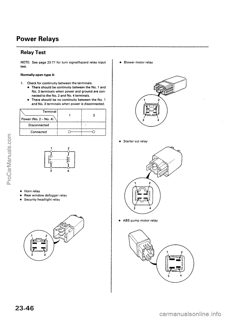 ACURA EL 1997 Service Repair Manual ProCarManuals.com ACURA EL 1997 Service Repair Manual ProCarManuals.com