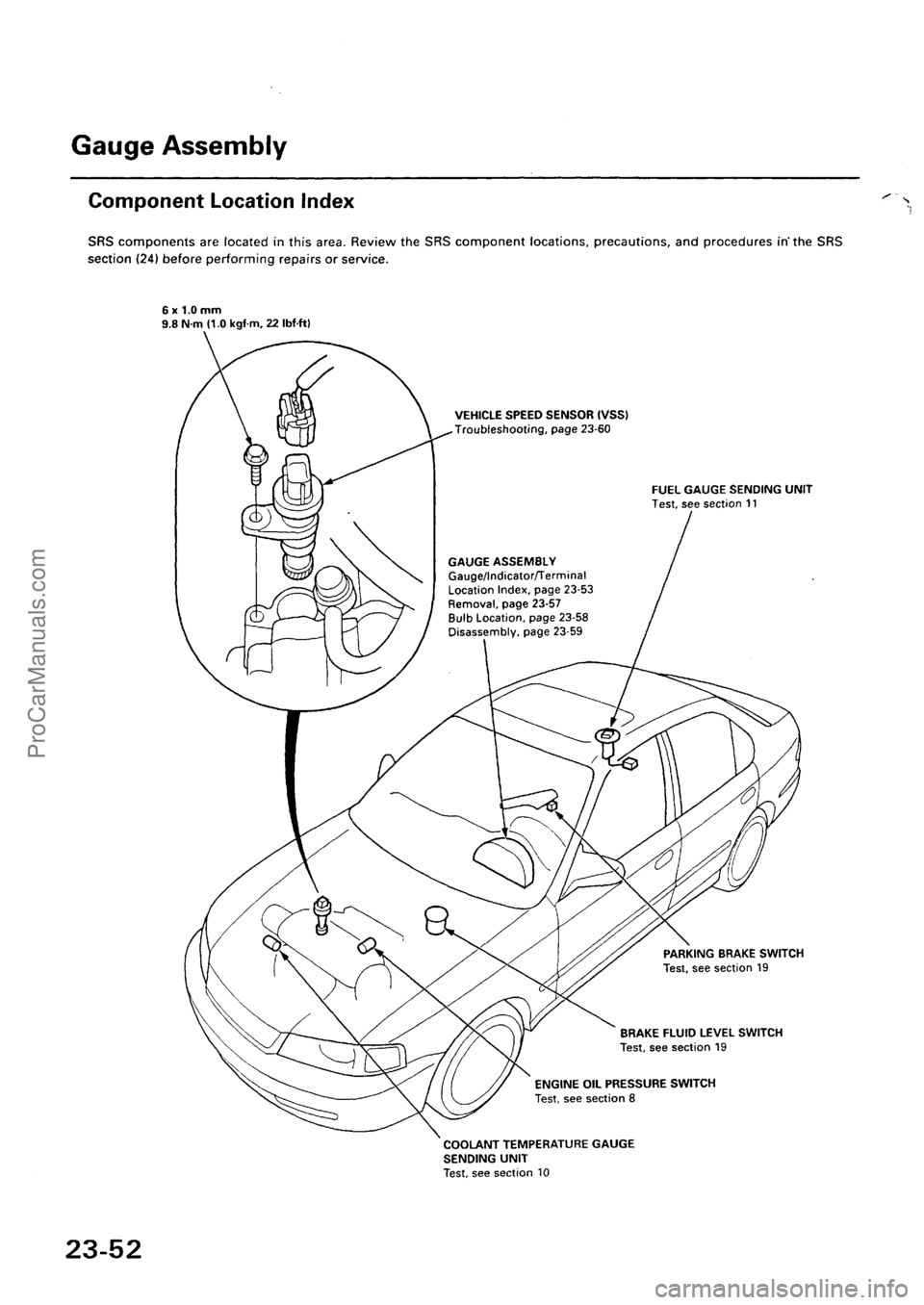 ACURA EL 1997 Service Repair Manual ProCarManuals.com ACURA EL 1997 Service Repair Manual ProCarManuals.com