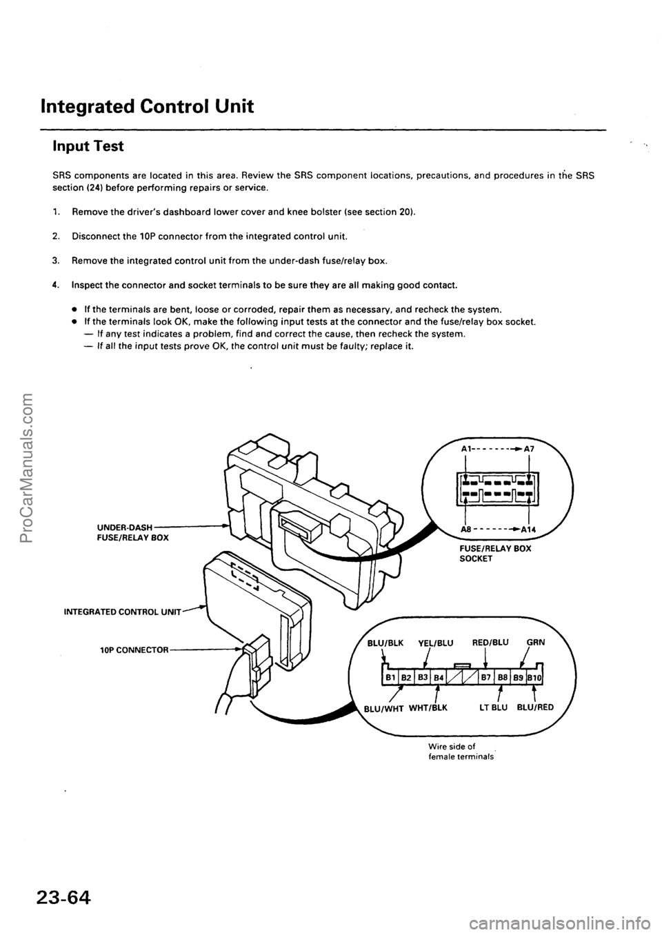 ACURA EL 1997 Service Repair Manual ProCarManuals.com ACURA EL 1997 Service Repair Manual ProCarManuals.com