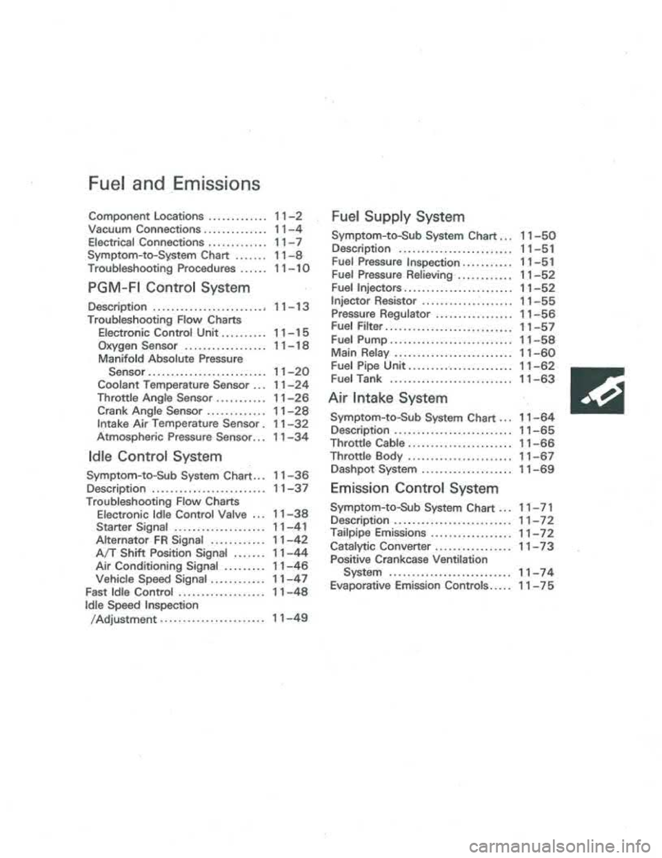 ACURA INTEGRA 1986 Service Repair Manual ACURA INTEGRA 1986 Service Repair Manual