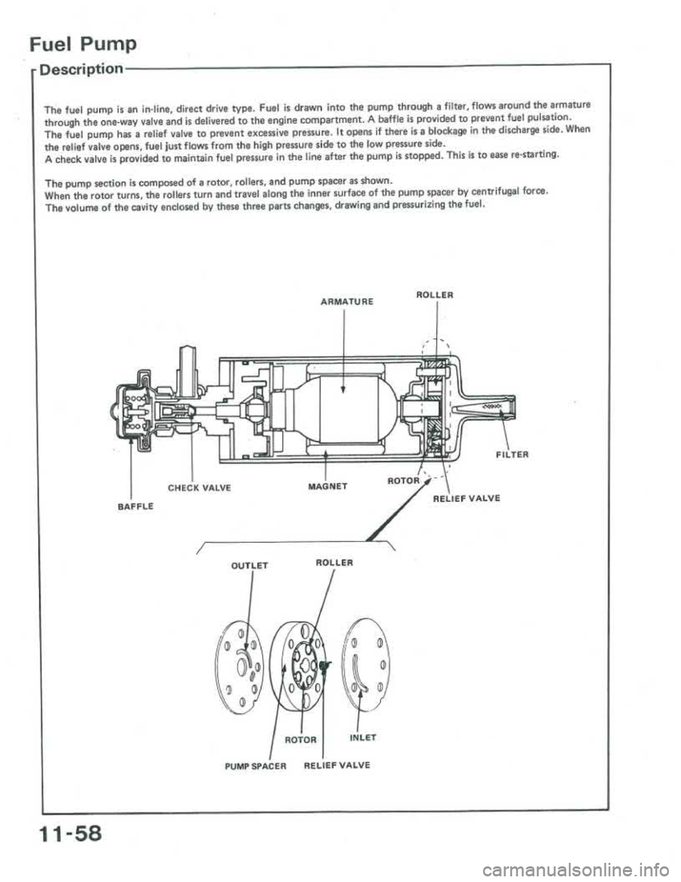 ACURA INTEGRA 1986  Service Repair Manual 