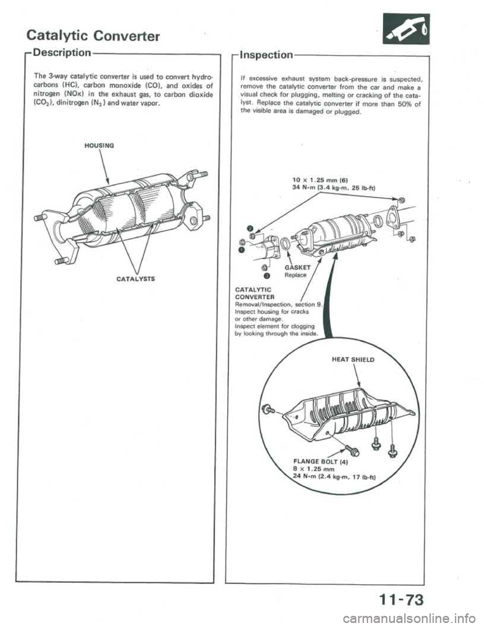ACURA INTEGRA 1986  Service Repair Manual 