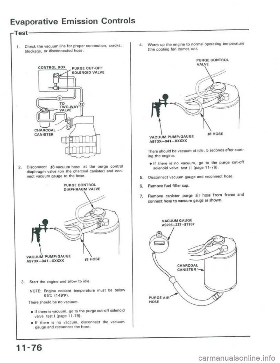 ACURA INTEGRA 1986  Service Repair Manual 