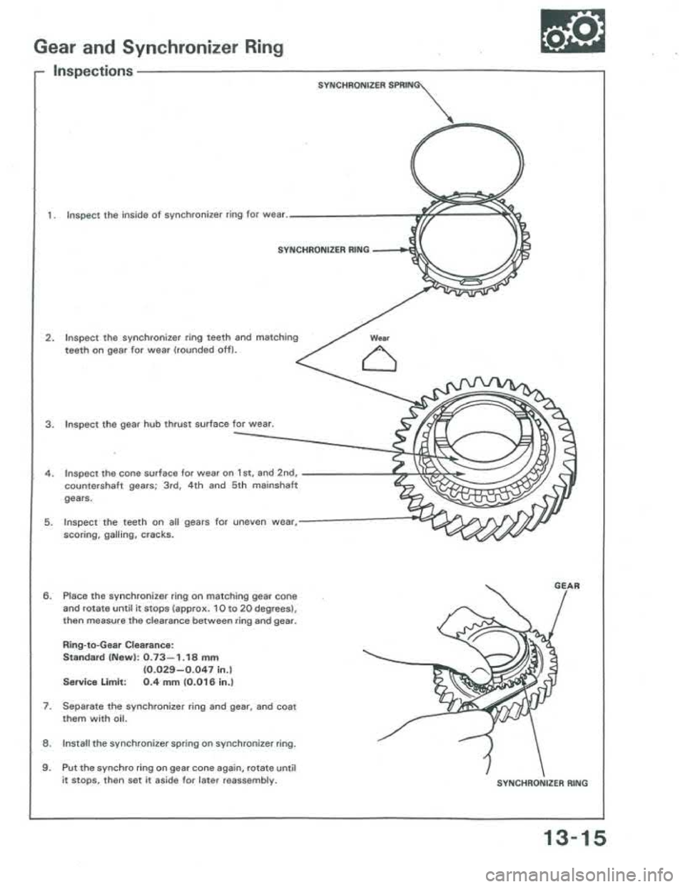 ACURA INTEGRA 1986  Service Repair Manual 