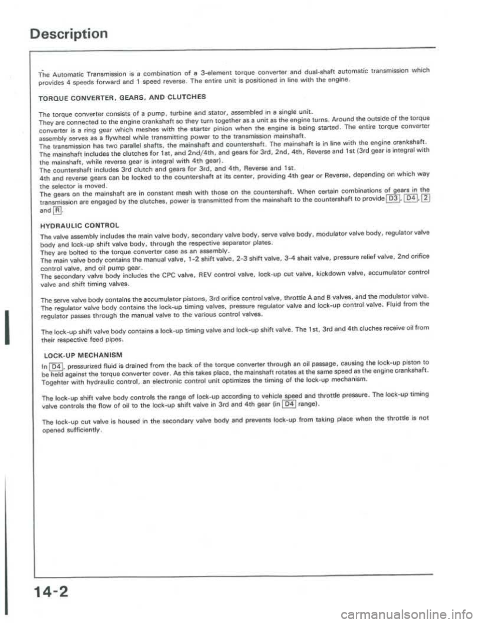 ACURA INTEGRA 1986 Service Repair Manual ACURA INTEGRA 1986 Service Repair Manual