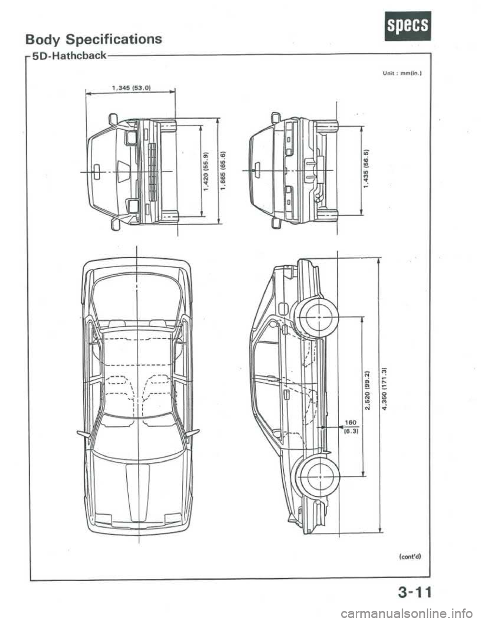 ACURA INTEGRA 1986 Service Owners Manual ACURA INTEGRA 1986 Service Owners Manual