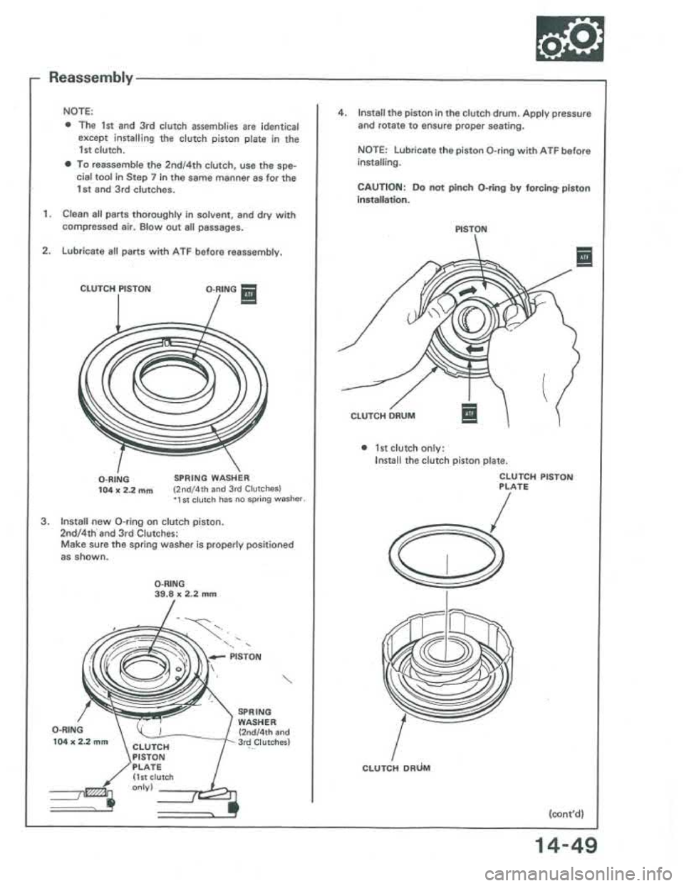 ACURA INTEGRA 1986 Service Repair Manual ACURA INTEGRA 1986 Service Repair Manual