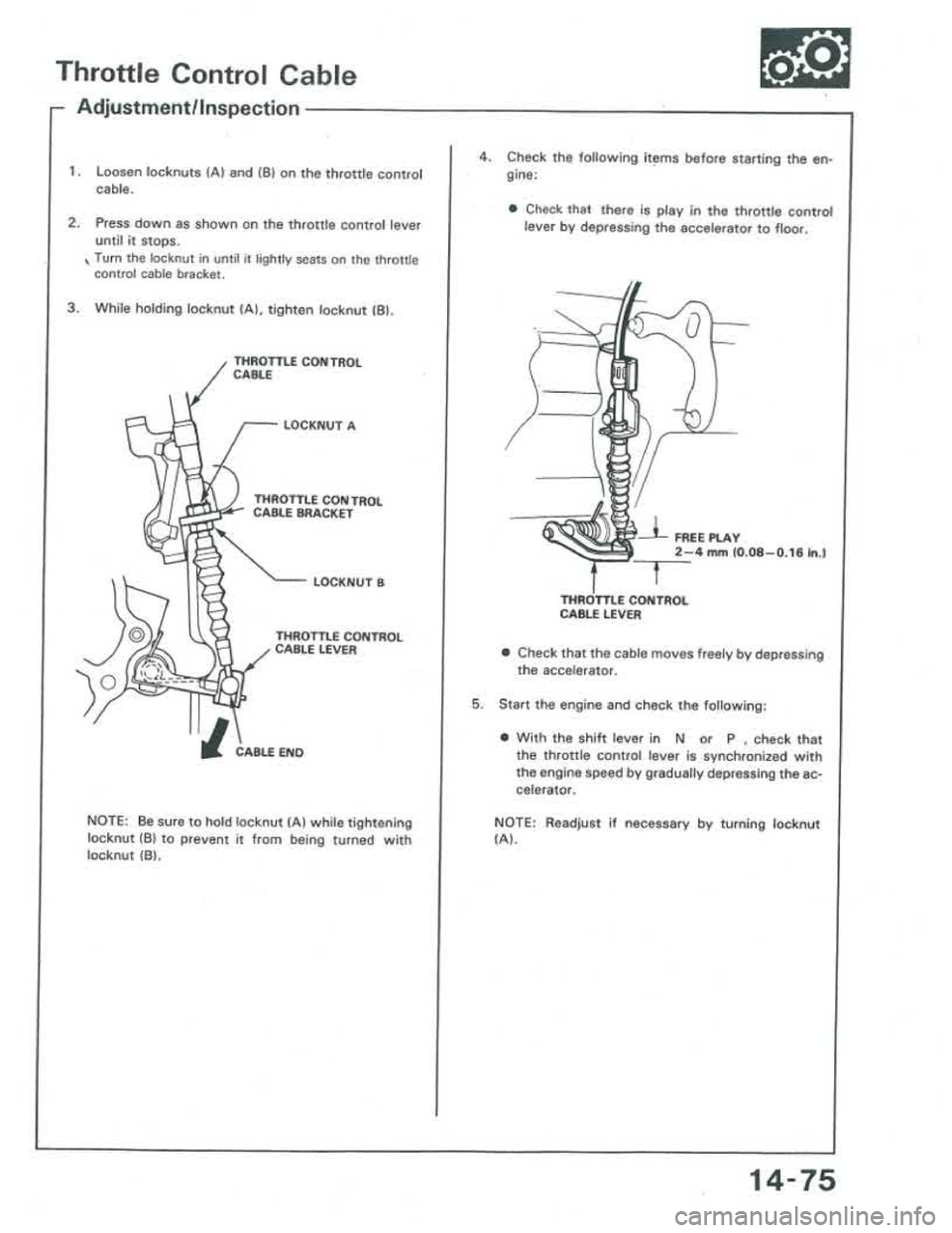 ACURA INTEGRA 1986 Service Repair Manual ACURA INTEGRA 1986 Service Repair Manual