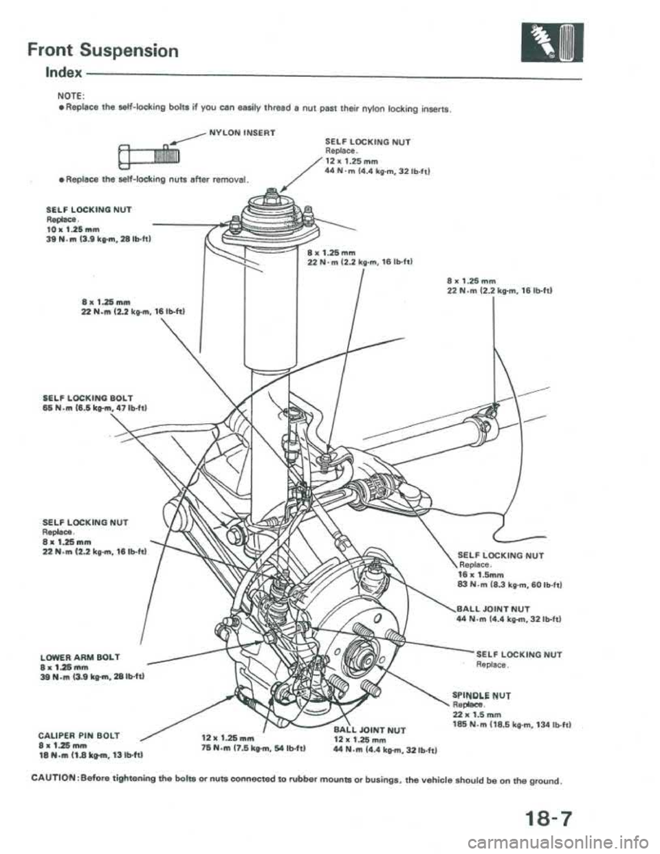 ACURA INTEGRA 1986 Service Repair Manual ACURA INTEGRA 1986 Service Repair Manual