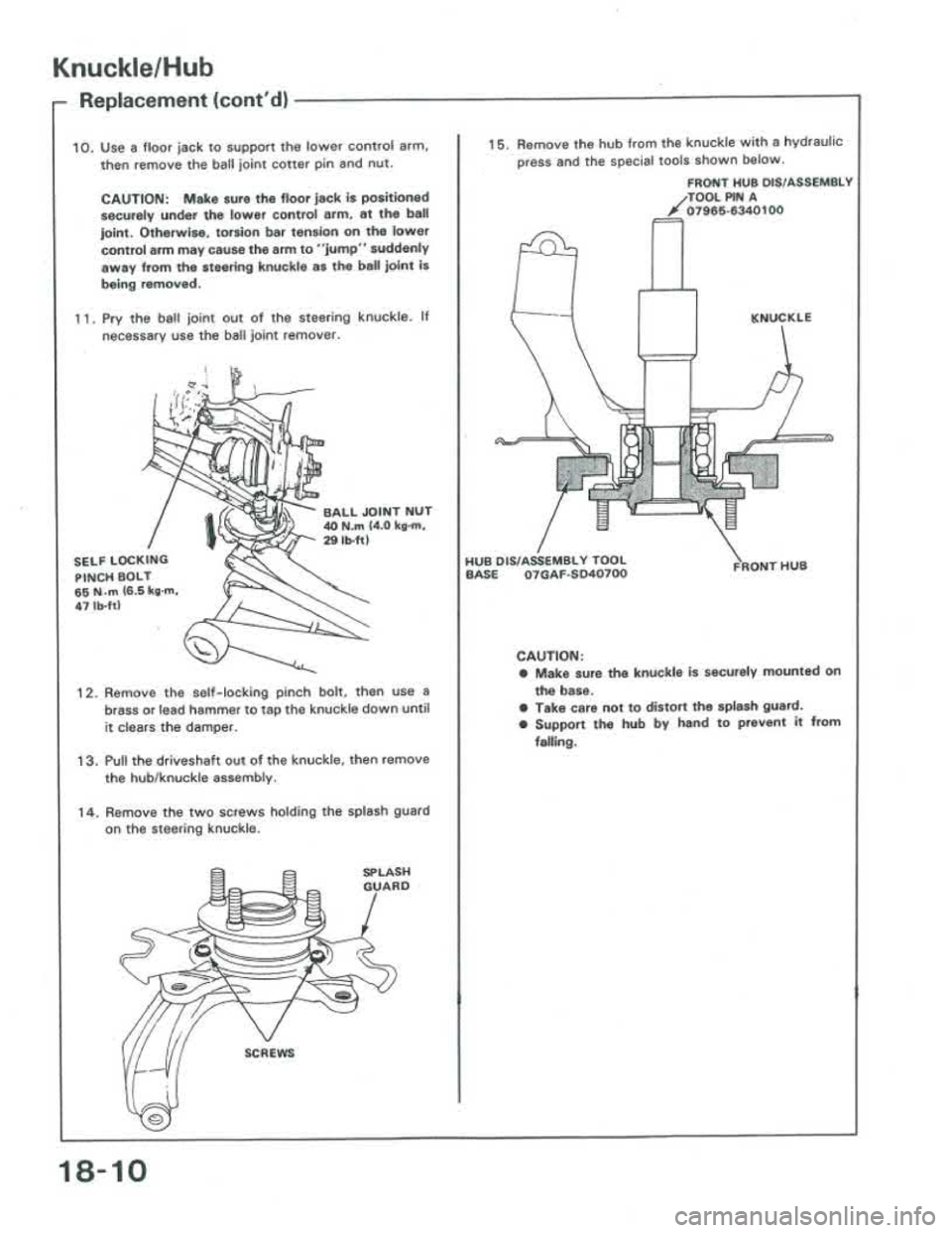 ACURA INTEGRA 1986 Service Repair Manual ACURA INTEGRA 1986 Service Repair Manual