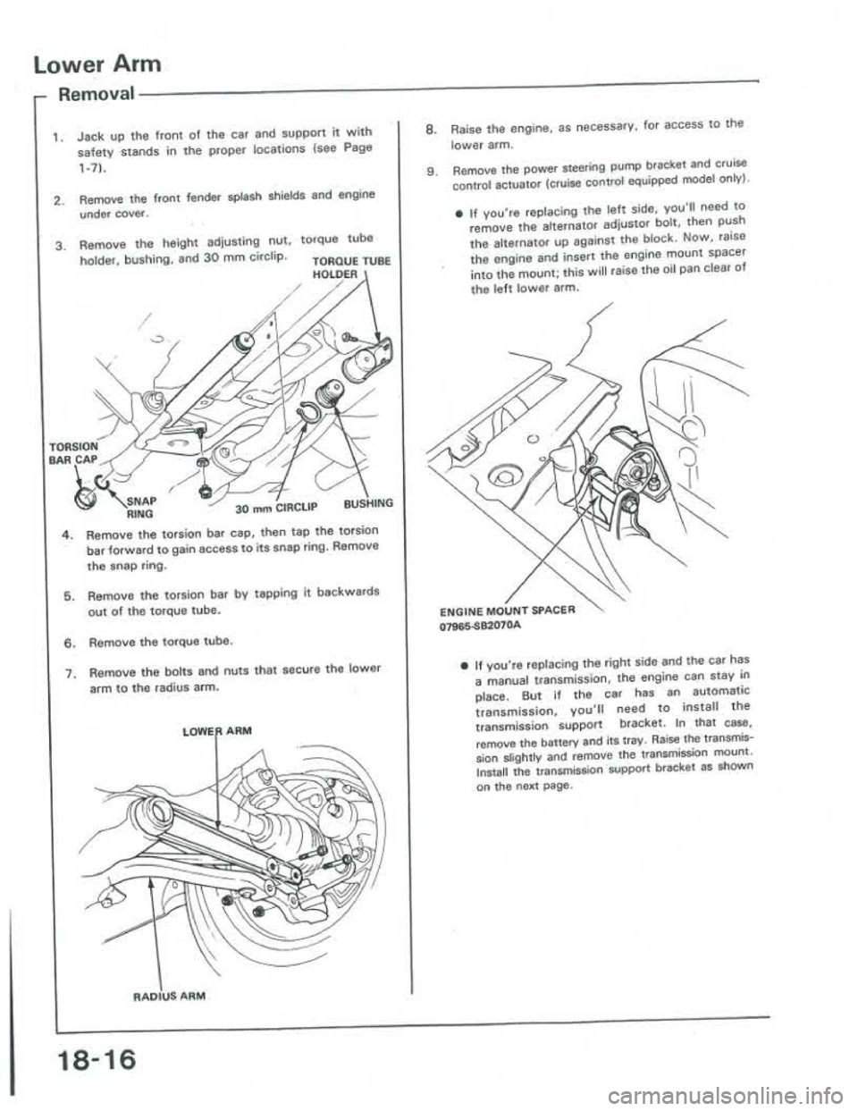 ACURA INTEGRA 1986 Service Repair Manual ACURA INTEGRA 1986 Service Repair Manual