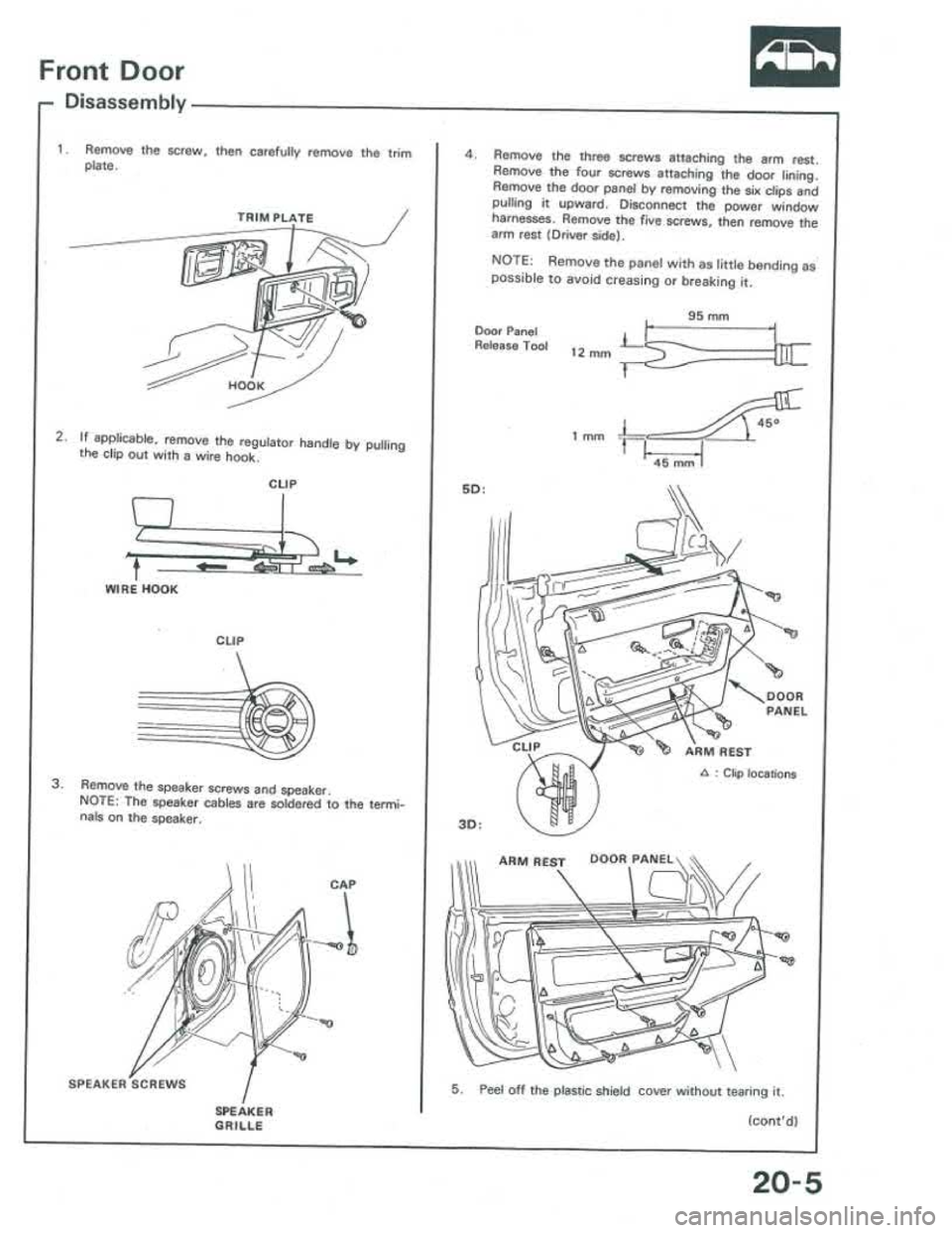 ACURA INTEGRA 1986 Service Repair Manual ACURA INTEGRA 1986 Service Repair Manual