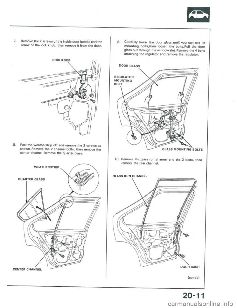 ACURA INTEGRA 1986 Service Repair Manual ACURA INTEGRA 1986 Service Repair Manual