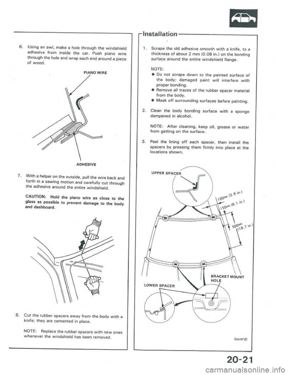 ACURA INTEGRA 1986 Service Repair Manual ACURA INTEGRA 1986 Service Repair Manual
