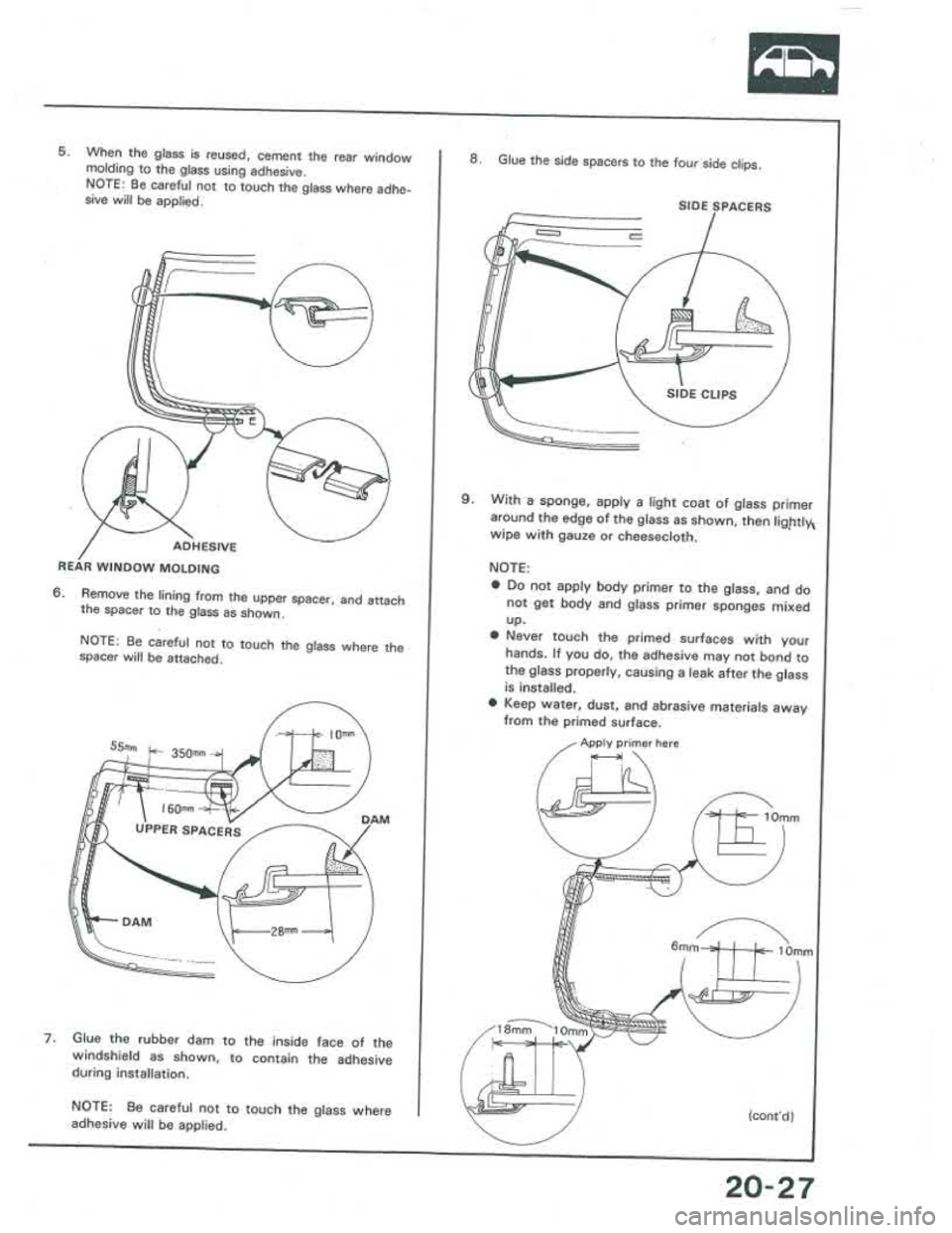 ACURA INTEGRA 1986 Service Repair Manual ACURA INTEGRA 1986 Service Repair Manual