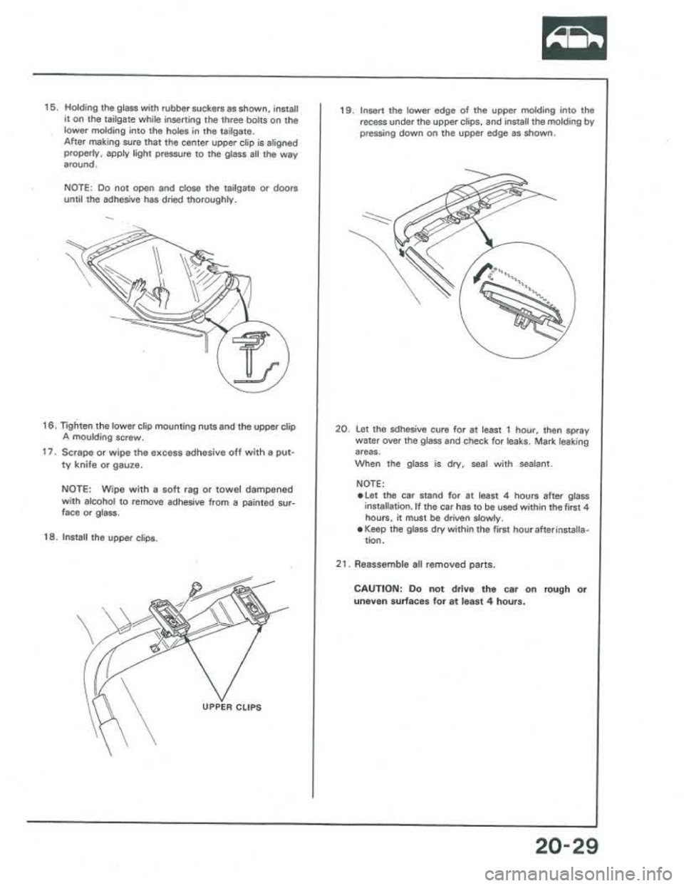 ACURA INTEGRA 1986 Service Repair Manual ACURA INTEGRA 1986 Service Repair Manual