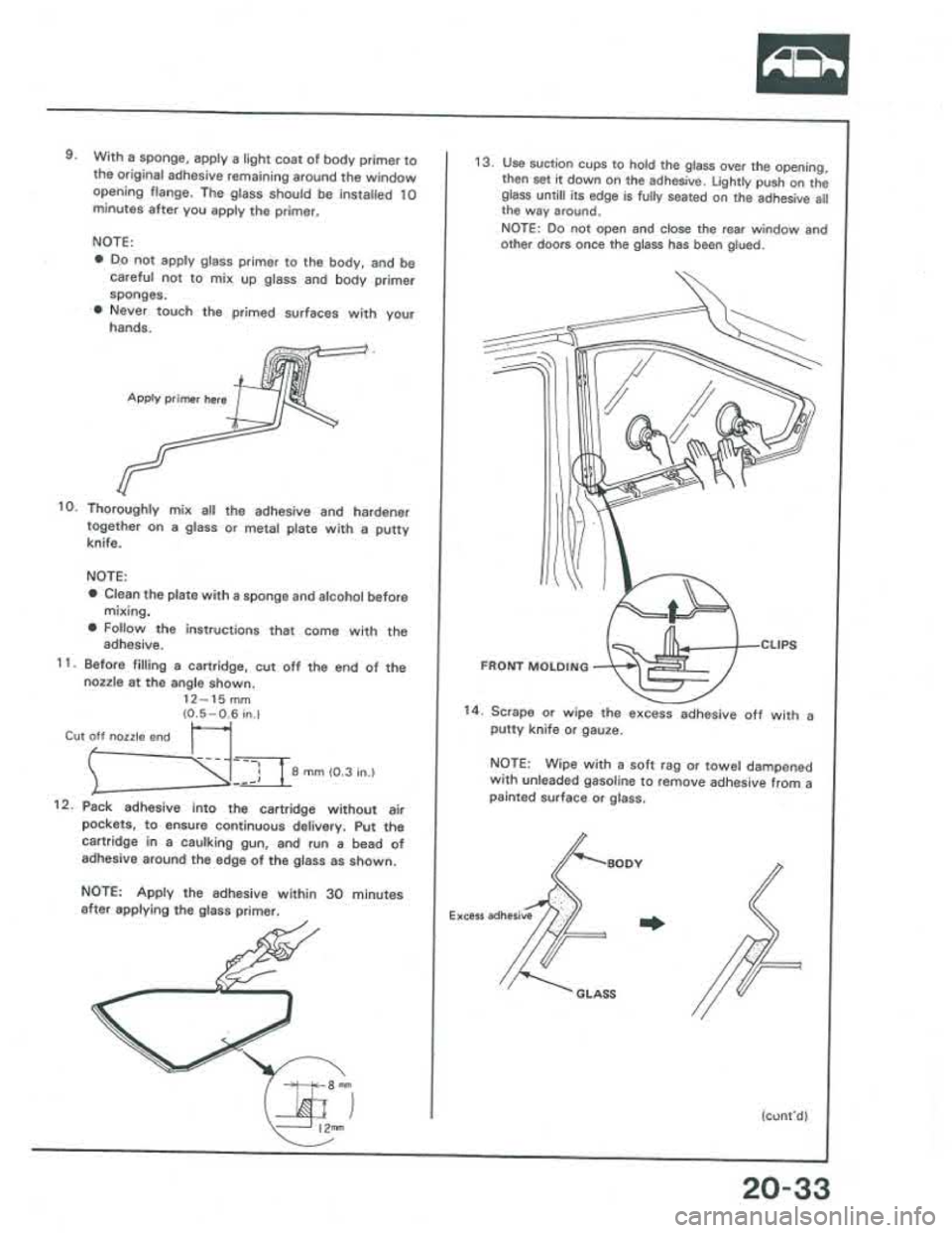 ACURA INTEGRA 1986 Service Repair Manual ACURA INTEGRA 1986 Service Repair Manual