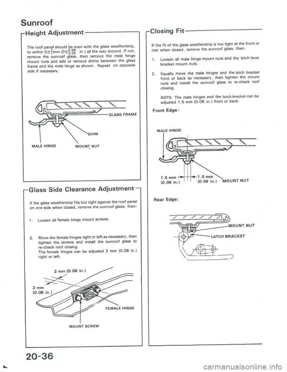 ACURA INTEGRA 1986 Service Repair Manual ACURA INTEGRA 1986 Service Repair Manual