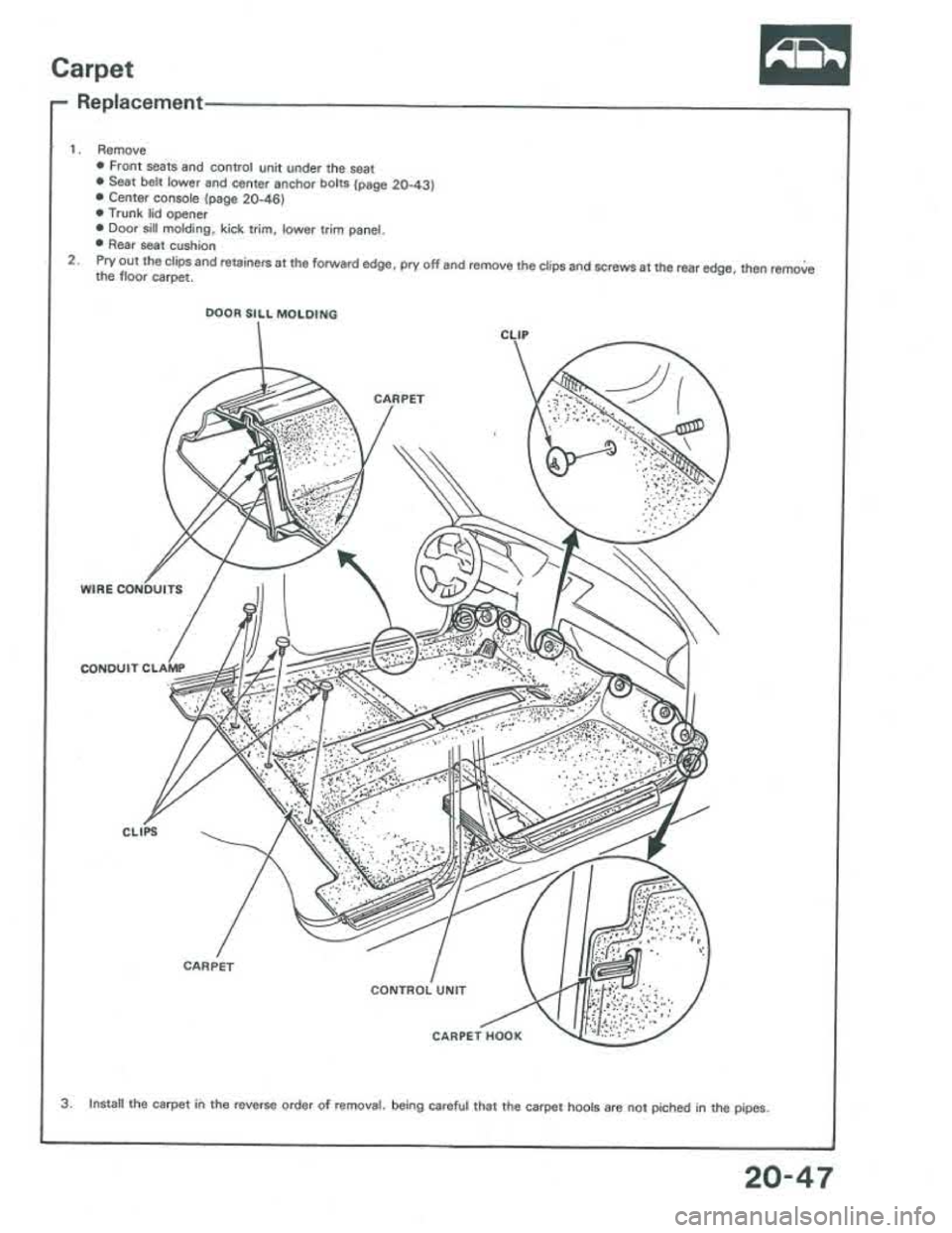 ACURA INTEGRA 1986 Service Repair Manual ACURA INTEGRA 1986 Service Repair Manual