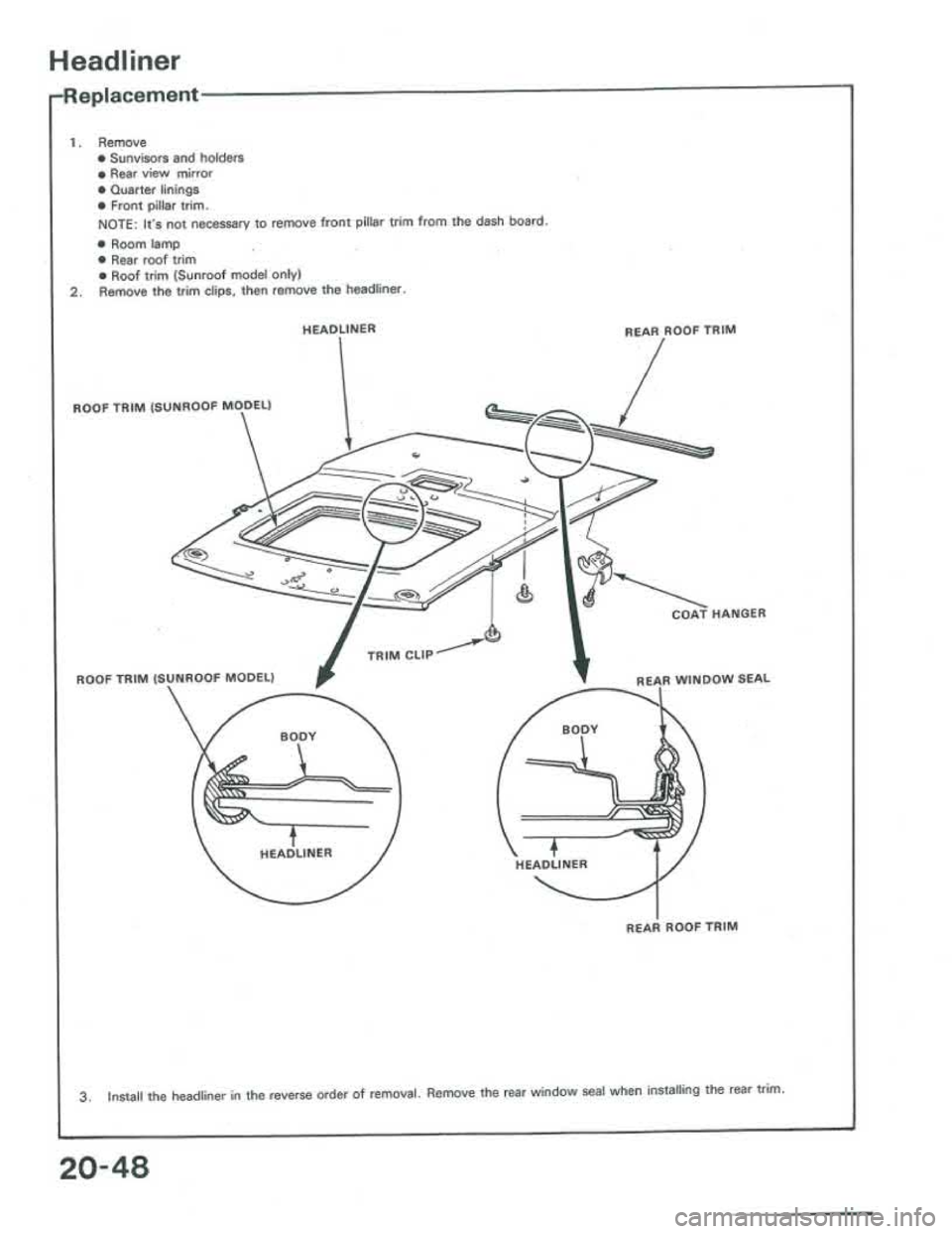 ACURA INTEGRA 1986 Service Repair Manual ACURA INTEGRA 1986 Service Repair Manual