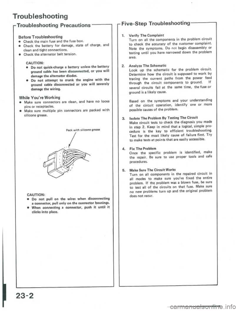 ACURA INTEGRA 1986 Service Repair Manual ACURA INTEGRA 1986 Service Repair Manual