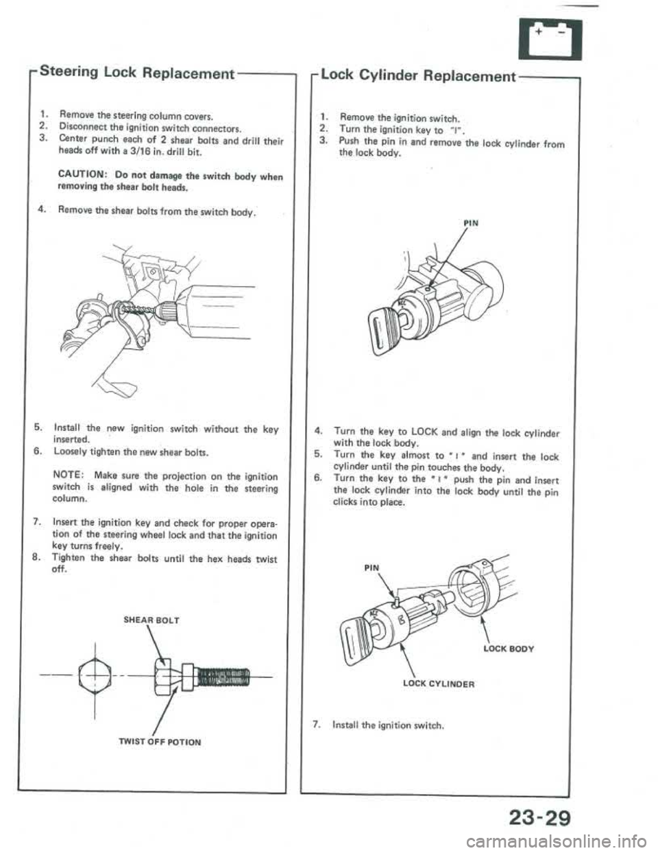 ACURA INTEGRA 1986 Service Repair Manual ACURA INTEGRA 1986 Service Repair Manual