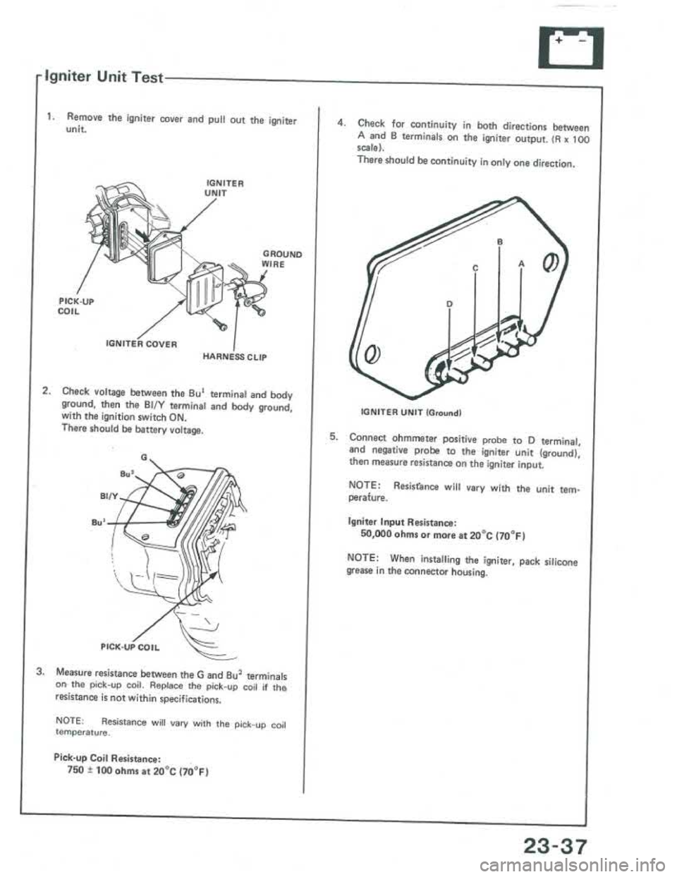 ACURA INTEGRA 1986 Service Repair Manual ACURA INTEGRA 1986 Service Repair Manual