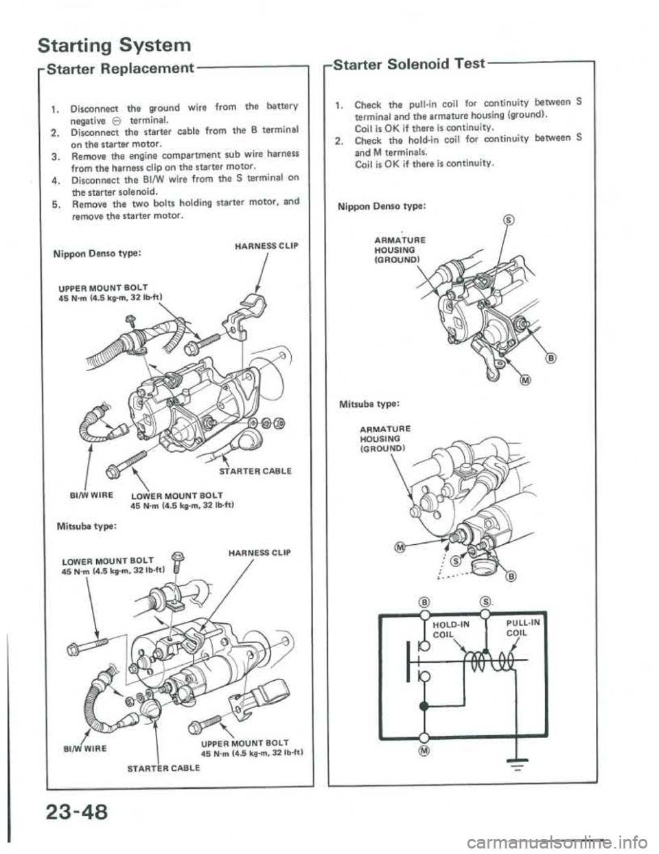 ACURA INTEGRA 1986 Service Repair Manual ACURA INTEGRA 1986 Service Repair Manual