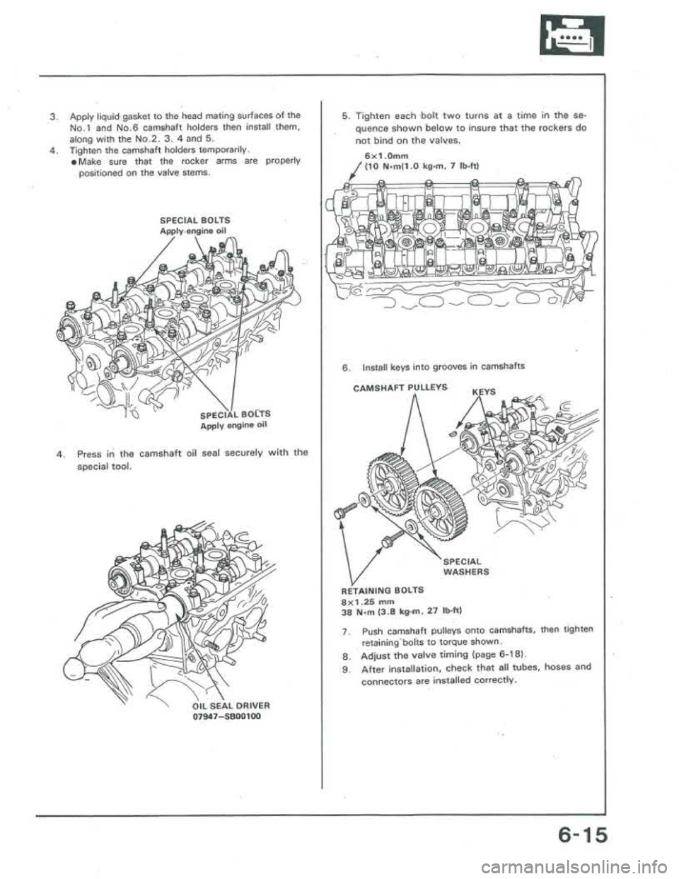 ACURA INTEGRA 1986  Service Manual PDF 