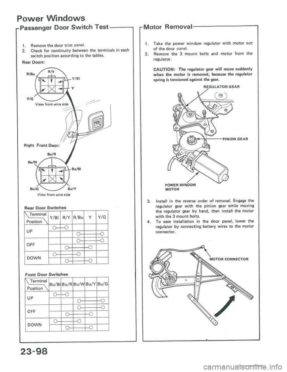 ACURA INTEGRA 1986 Service Repair Manual ACURA INTEGRA 1986 Service Repair Manual