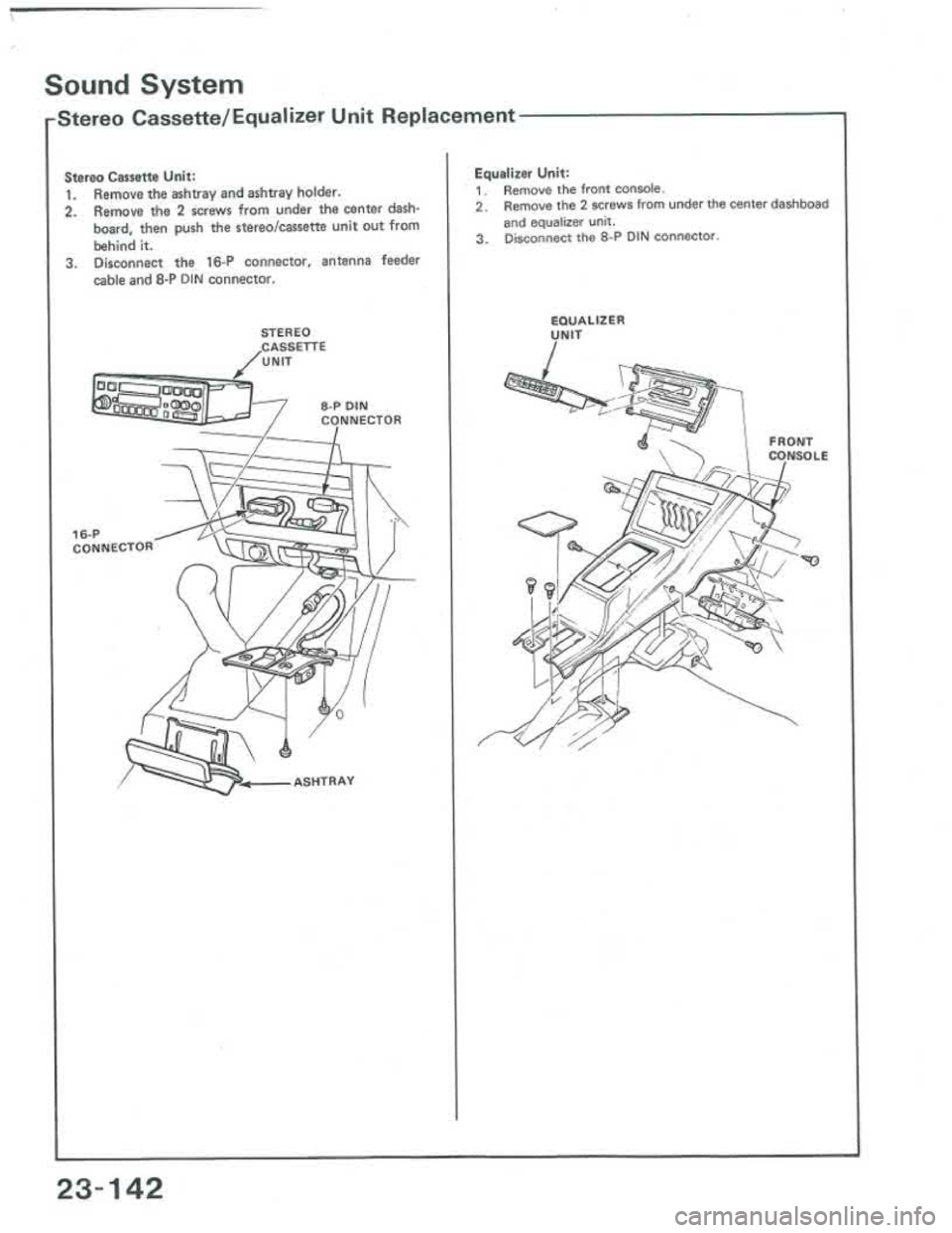 ACURA INTEGRA 1986 Service Repair Manual ACURA INTEGRA 1986 Service Repair Manual